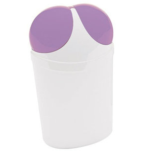 GEDY BY NAMEEKS Cestini Plastic Manual Lift Waste Basket - 3.12 Gallons