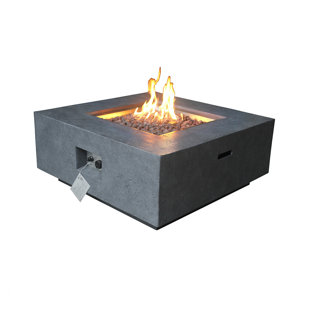 SOURCE FURNITURE Concrete Propane Fire Pit
