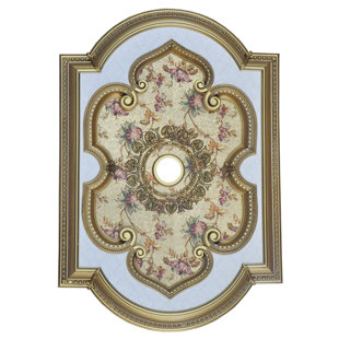ARTISTRY LIGHTING Antique Frame Tulip Center Ceiling Medallion
