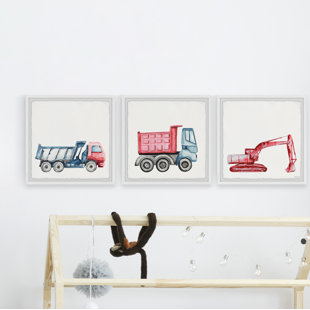 GREYLEIGH™ BABY & KIDS Amy Transportation 3 - Piece Framed Art