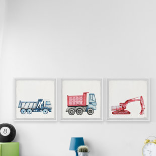 GREYLEIGH™ BABY & KIDS Katie Transportation 3 - Piece Framed Art