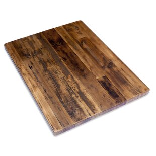 HEIRLOUM Solid Wood Rectangular Beveled Edge Table Top