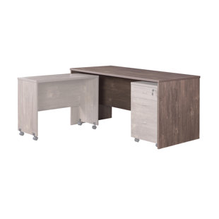 BENJARA Configurable Rectangle Writing Desk Office Set