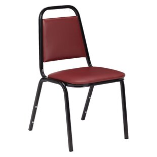 NATIONAL PUBLIC SEATING Basics by NPS® 9100 Series Vinyl Upholstered Stack Chair (Set of 4)