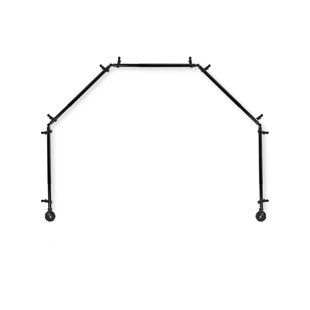 CANORA GREY Jalissa Stainless Steel Adjustable Single Curtain Rod