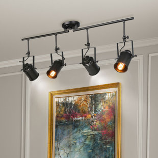 LNC HOME 36.4'' 4 -Light Fixed Track Track Kit with Adjustable Head