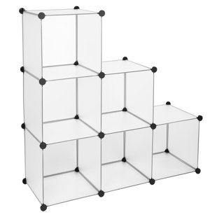 REBRILLIANT 6-Cubes 12 Pair Shoe Rack