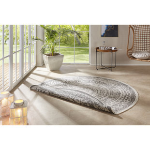 FREUNDIN HOME COLLECTION Rosica Flatweave Grey Rug