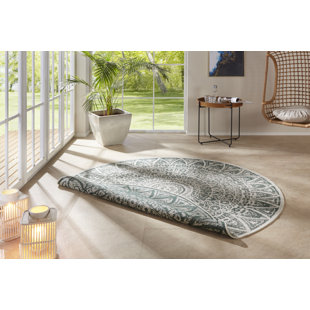 FREUNDIN HOME COLLECTION Lilja Flatweave Green Rug