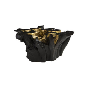 PHILLIPS COLLECTION Noir Cast Root Coffee Table