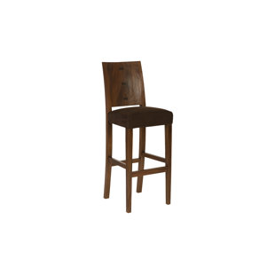 PHILLIPS COLLECTION Origins Solid Wood 28'' Bar Stool