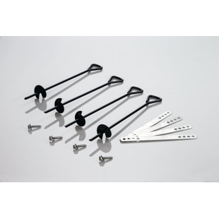 CREATIVE CEDAR DESIGNS Metal Swing Set Anchors (Set of 4)