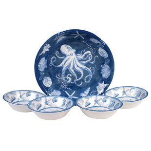 CERTIFIED INTERNATIONAL Oceanic 5Pc Salad/Serving Set