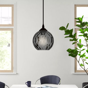 ZIPCODE DESIGN Riley 1 - Light Black Sphere Pendant