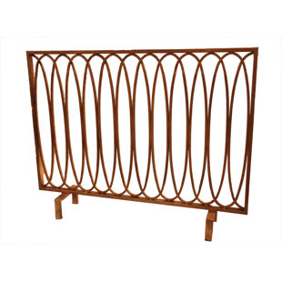DESSAUHOME Cabinet Iron Fireplace Screen