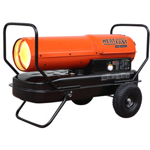 HeatFast 215000 BTU Kerosene Utility Space Heater with Adjustable Thermostat and with Digital Display