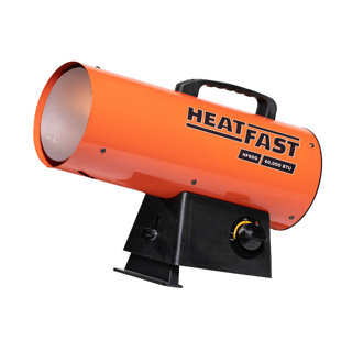 HeatFast 60000 BTU Propane Utility Space Heater with Adjustable Thermostat and with Digital Display