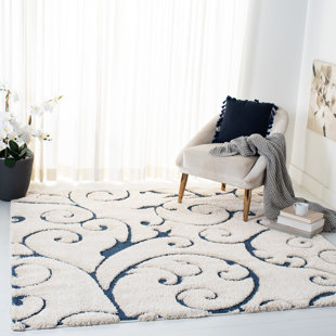 BRAYDEN STUDIO Rodrigue Damask Hand Woven Area Rug