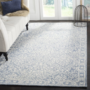 Lauren Ralph Lauren Olivier Hand Tufted, Wool, Blue / Ivory Area Rug