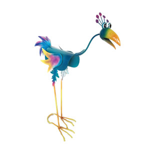 TRINX Calvo Bird Animals Metal Garden Statue