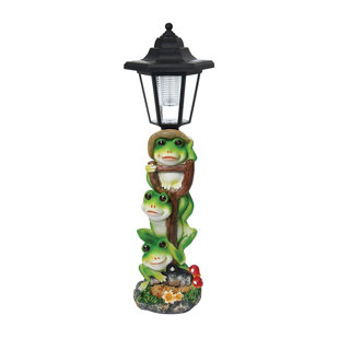 ROSALIND WHEELER Overstreet Frog Animals Plastic Garden Statue