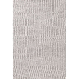 DASH AND ALBERT RUGS Honeycomb Ivory/Grey Handwoven Wool Rug