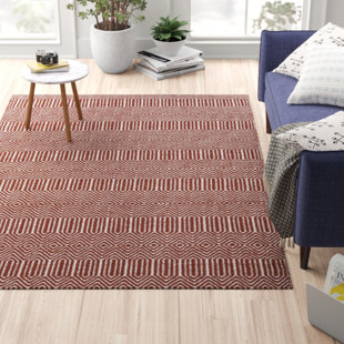 HASHTAG HOME Mattox Geometric Flatweave Area Rug
