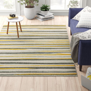 ZIPCODE DESIGN Chinnock Flatweave Yellow/Grey Area Rug