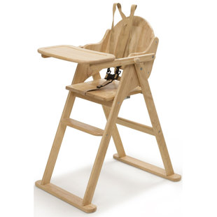 HARRIET BEE Burks Putaway Folding Wooden Highchair
