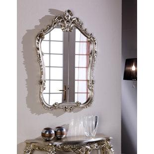 ASTORIA GRAND Boettcher Wood Flat Wall Mirror