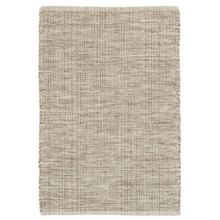 DASH AND ALBERT RUGS Marled Brown Handwoven Cotton Rug