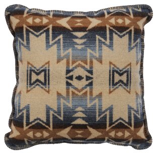 WOODED RIVER Cascada Geometric Wool Blend Reversible Throw Pillow