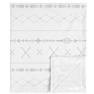 SWEET JOJO DESIGNS Woodland Friends Security Baby Blanket