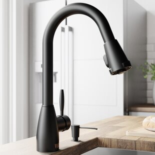 VIGO Graham EternalSeal Single Handle Pull-Down Kitchen Faucet with Dual Mode Sprayer