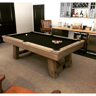PLANK & HIDE Isaac Slate Pool Table with Professional Installation Included