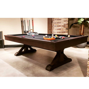 PLANK & HIDE Otis Slate Pool Table with Professional Installation Included