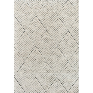COSMOLIVING BY COSMOPOLITAN Power Loom Ivory Rug