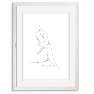 THREE POSTS™ " Nude Contour Sketch I " by Paul Cezanne