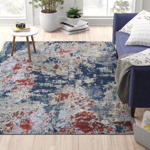WILLISTON FORGE Whately Navy/Brick Rug