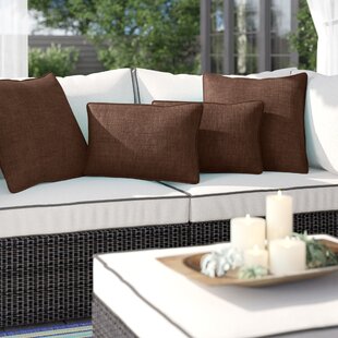 BLAZING NEEDLES Indoor/Outdoor Reversible Throw Pillow