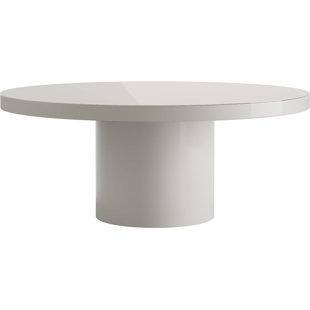 ORREN ELLIS Rosalia Round Glass Top Dining Table