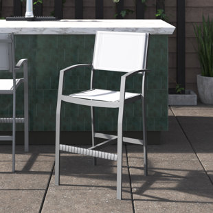 SOURCE FURNITURE Fusion Metal Outdoor 28'' Bar Stool