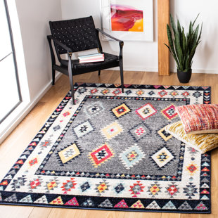 MISTANA Tejal Ikat Hand Woven Area Rug