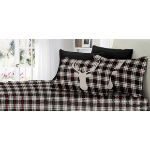 MAISON CONDELLE Finnegan Microfiber Plaid Sheet Set