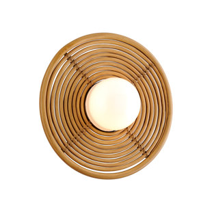 CORBETT LIGHTING Hula Hoop 1 - Light LED Dimmable Brass Flush Mount
