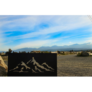 CORE LANDSCAPE PRODUCTS Rocky Mountains Decorative Privacy Screen PVC 2' x 4'
