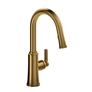 RIOBEL Trattoria Pull-Down Kitchen Faucet With C-Spout