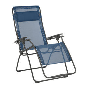 HOMEROOTS Lafuma Mobilier Futura XL Zero Gravity Chair - Extra Large Outdoor Folding Recliner & Patio Lounger