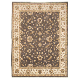 ISABELLINE Daylin One-of-a-Kind 5' X 6'5" New Age Wool Area Rug in Gray