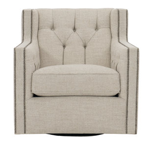 BERNHARDT Candace Upholstered Swivel Wingback Chair